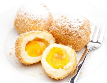 Marillenknödel, bolas rellenas de albaricoque