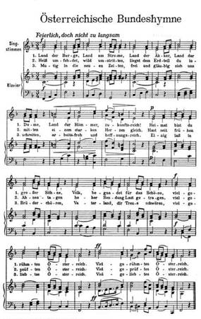 El himno nacional austríaco