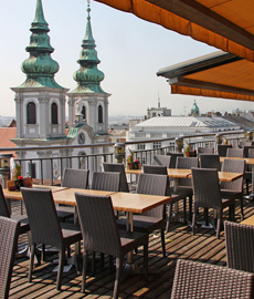 Un desayuno con vistas